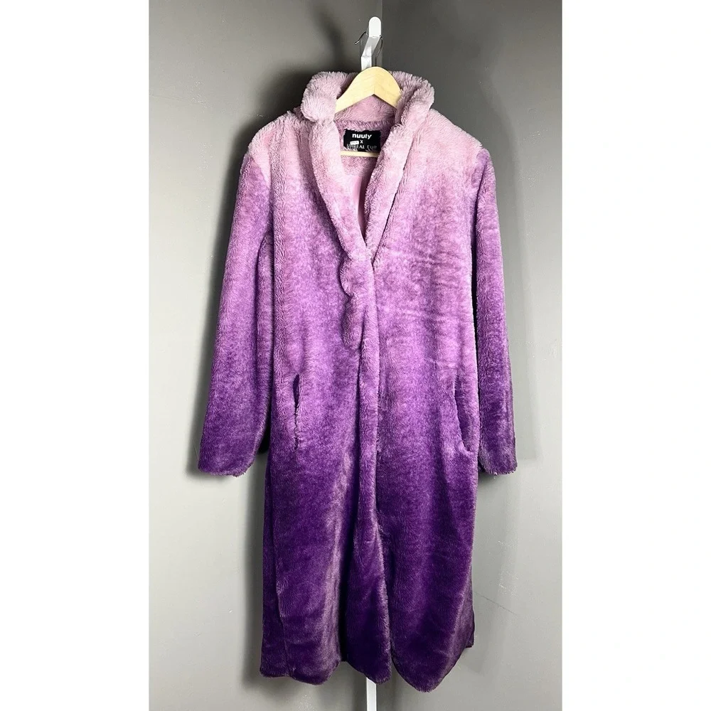 Purple Ombre Women's Coat - Picture 1 of 10